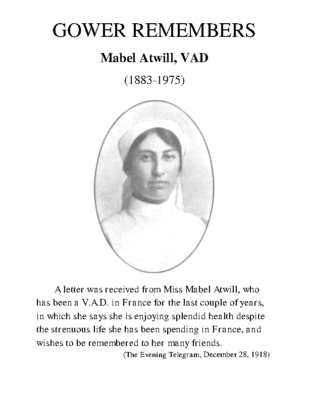 6 – Mable Atwill, VAD