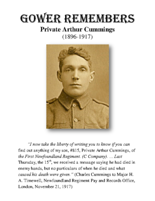 8 – Private Arthur Cummings