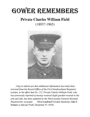 14 – Private Charles William Field