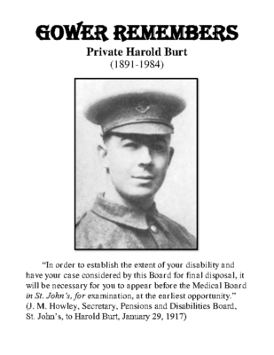 19 – Private Harold Burt