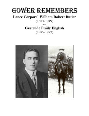 24 – Lance Corporal William Robert Butler, 25 – Gertrude Emily English