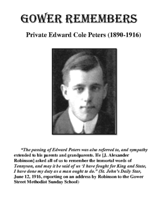 39 – Private Edward Cole Peters