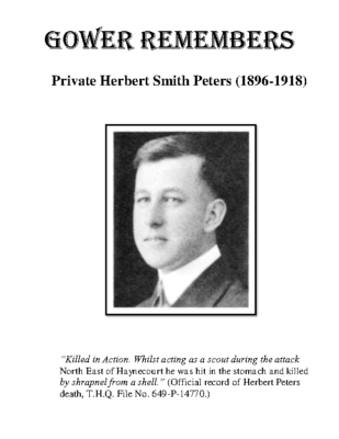 41 – Private Herbert Smith Peters