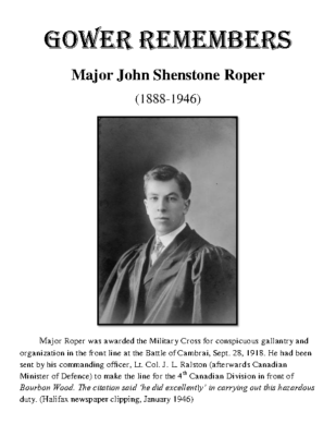 50 – Major John Shenstone Roper