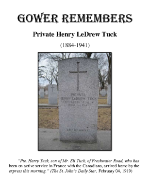 51 – Private Henry LeDrew Tuck
