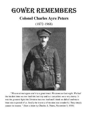 58 – Colonel Charles Ayre Peters