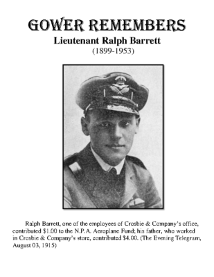 72 – Lieutenant Ralph Barrett