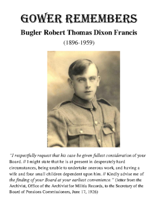 82 – Bugler Robert Thomas Dixon Francis