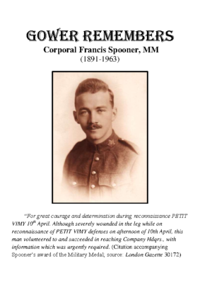 88 – Corporal Francis Spooner, MM