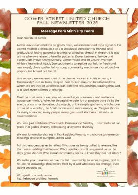 2025 Fall Newsletter