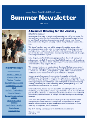 2026 Summer Newsletter